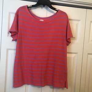 Women’s Boatneck Colorful Striped Top - Like new!